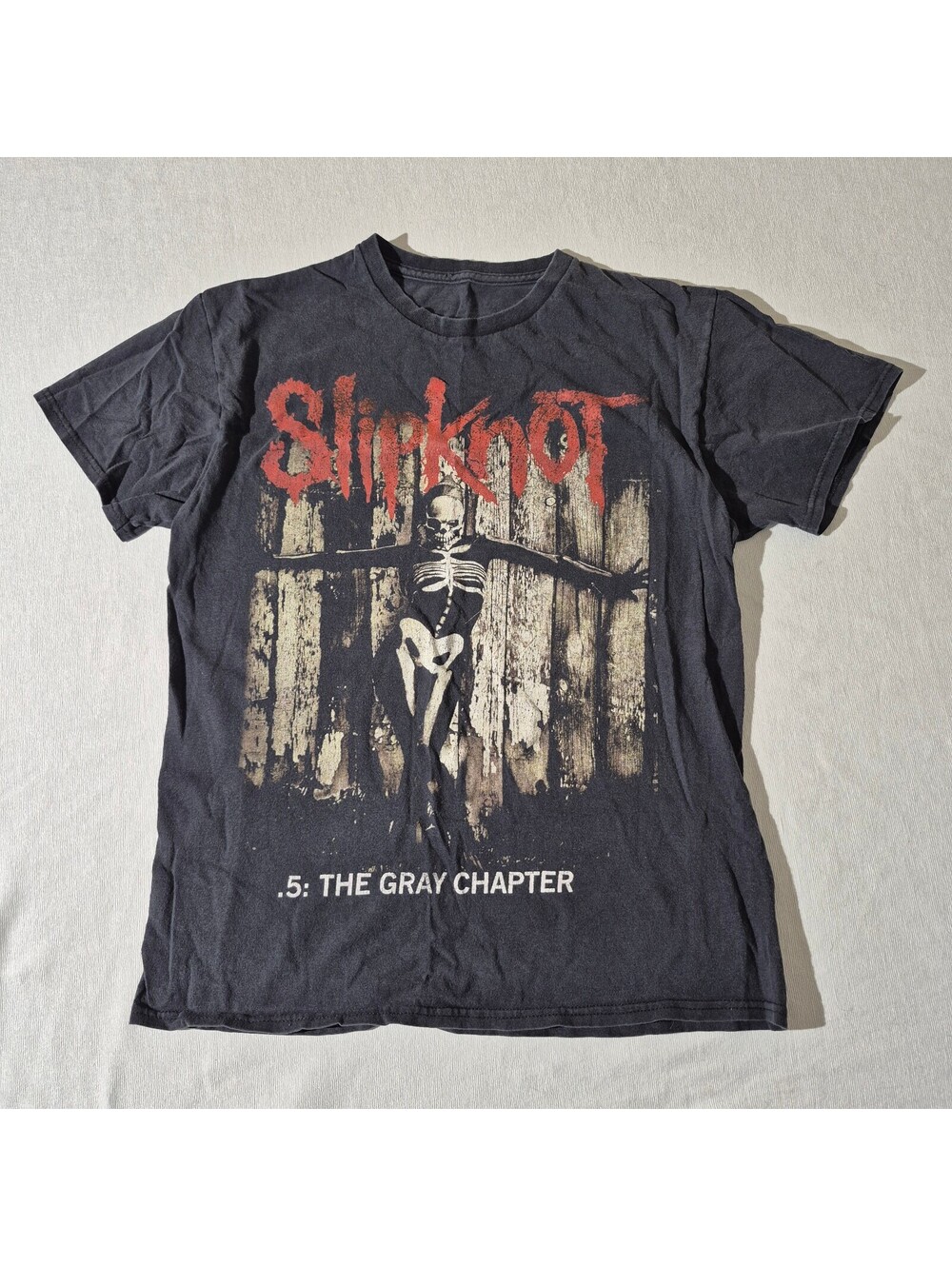 Slipknot .5 The Gray Chapter M Medium Bravado T-shirt faded black